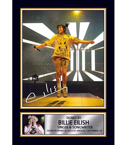 Havoc - Billie Eilish Limited Edition Signed Autograph Display
